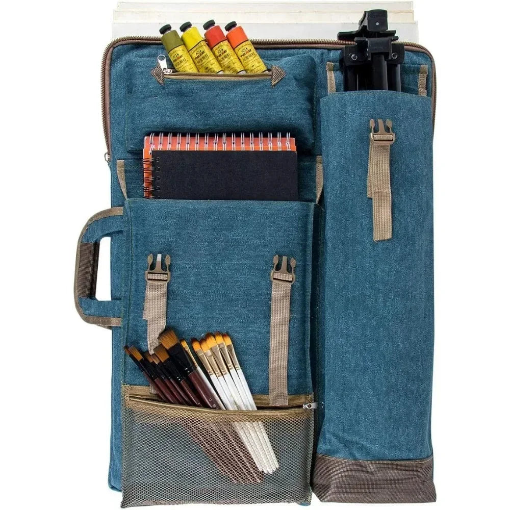 Art Portfolio Case Artist Backpack Canvas Bag Large 26” x 19.5”