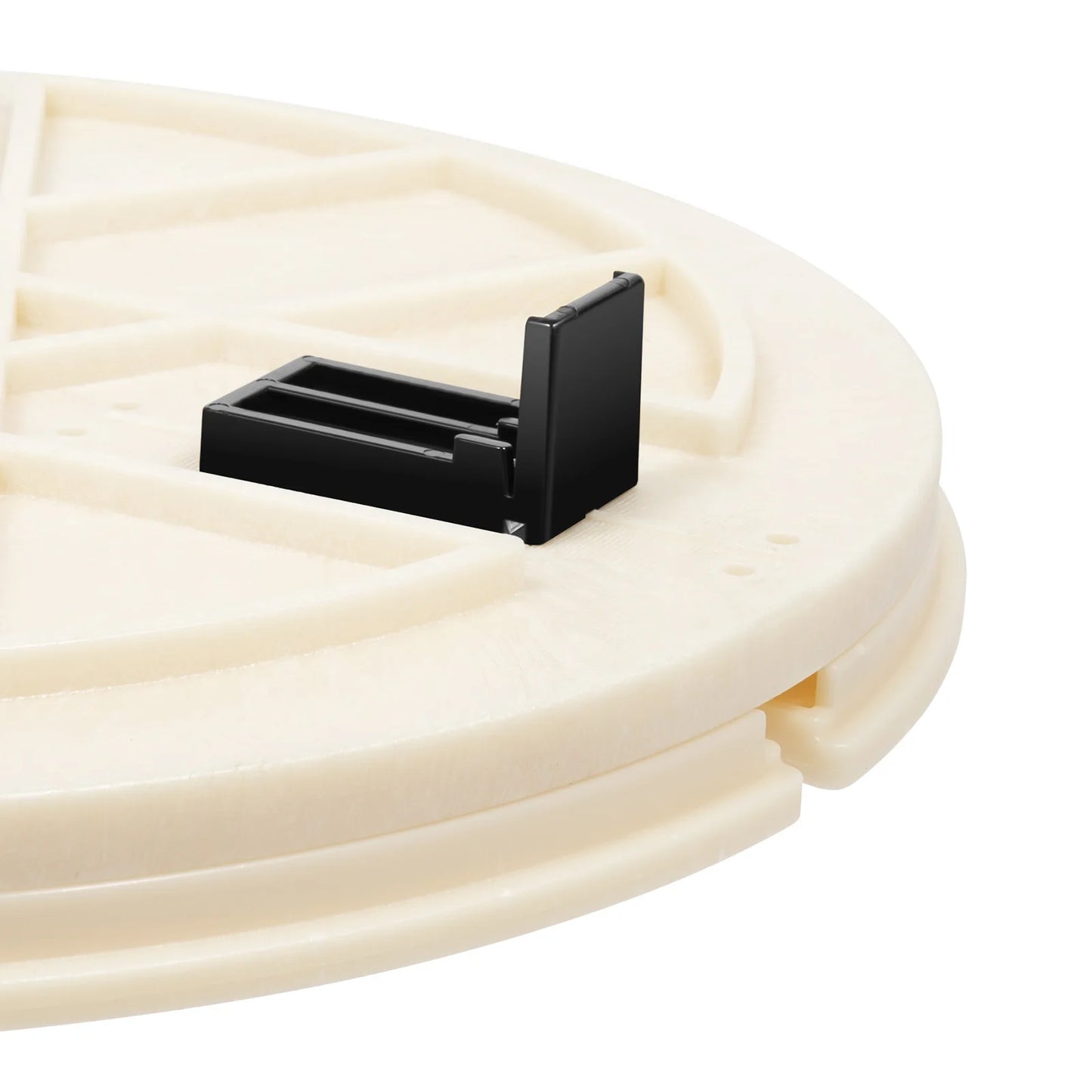 Pottery Machine Turntable Clamp with 5 Set Support Feet White Abs Ceramic Art Repair Tool Ceramic Trim Holder Centers Clip