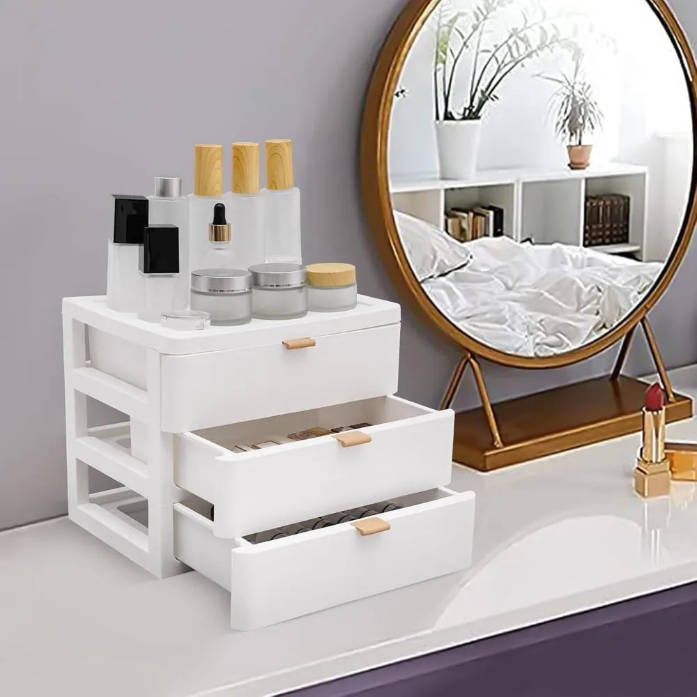 Storage Cabinet Desktop Organizer Storage Box Plastic Material for Storing Various Supplies  Craft