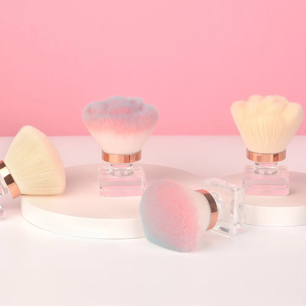 1pc Nail Art Dust Brush for Nail Beauty Soft Cleaning Remover Acrylic Gel Powder Manicure Pedicure Nail Accessories Make up Tool