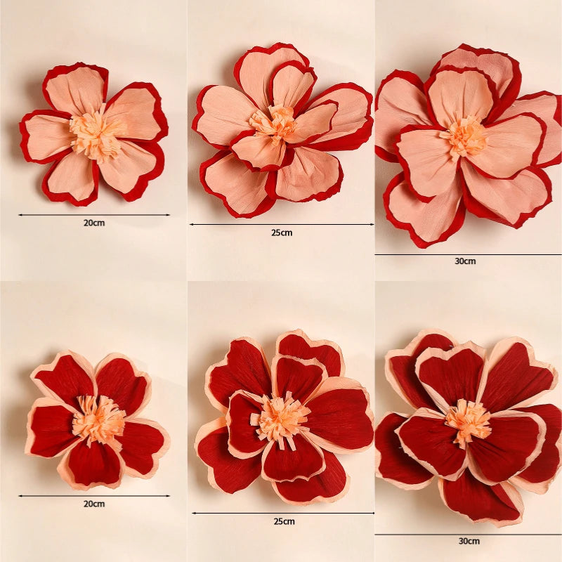 Chinese New Year 2026 Decoration Wall Hanging Decor Paper Folding Fan Sticker Wedding Party Decoration Spring Festival Supplies