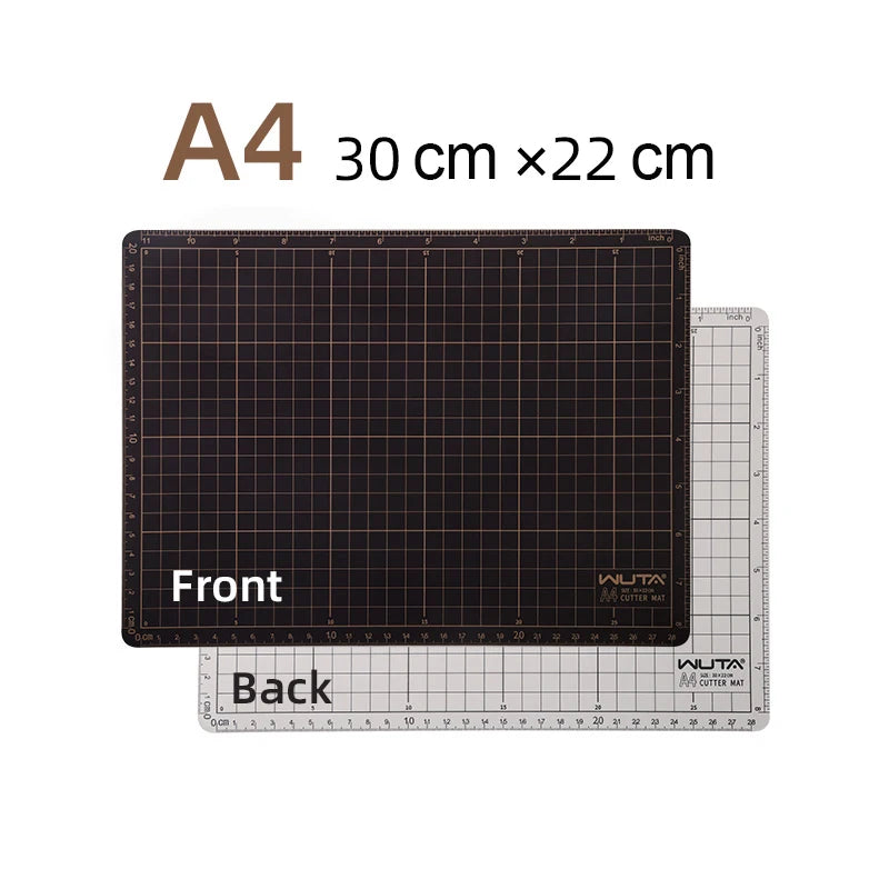 WUTA New Fabric Cutting Mat, Leather Cutting Board A1 A2 A3 A4 A5 Professional Self Healing Quality Double-Sided  Craft Tool Set