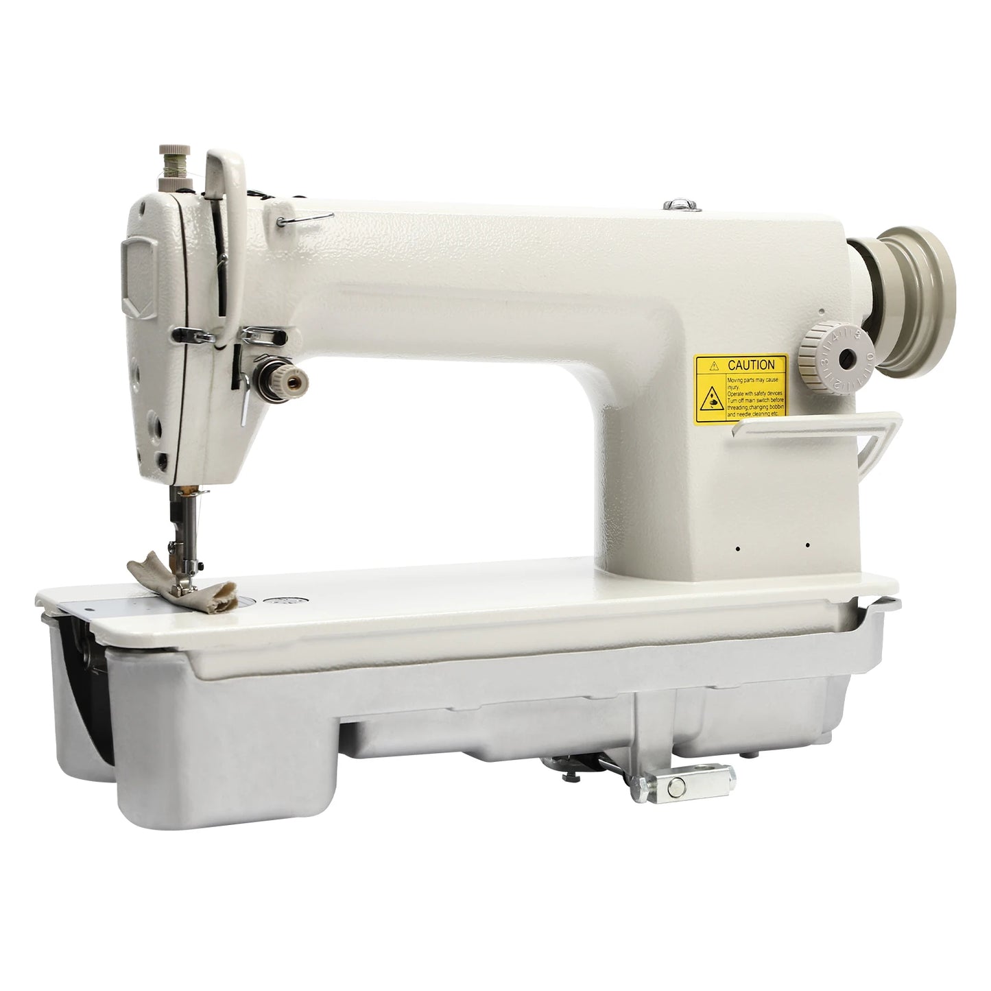 Sewing Machine with 1-5 Adjustable Gauge, Automatic Bobbin Winder, Reverse Stitch,   Durable Iron Build