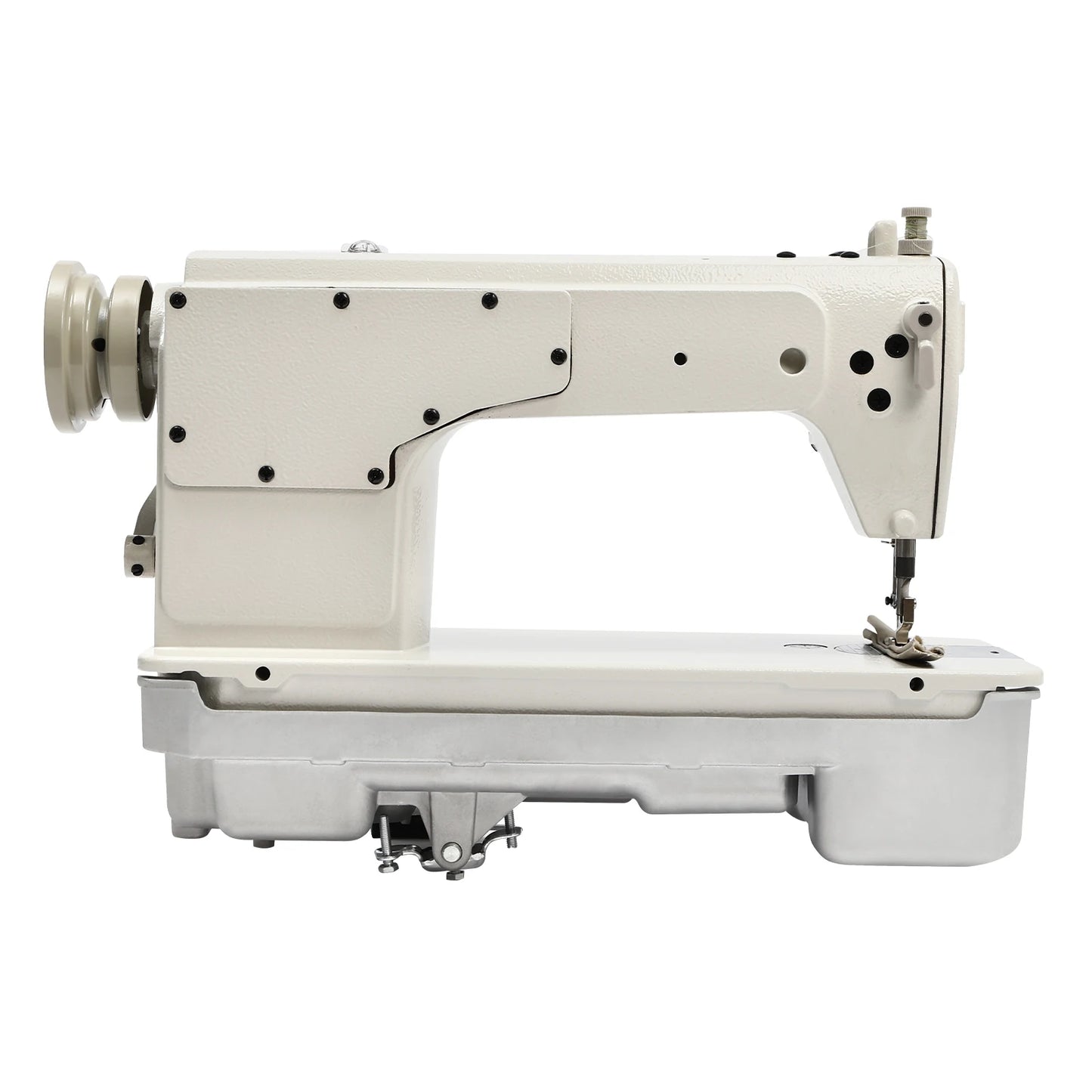 Sewing Machine with 1-5 Adjustable Gauge, Automatic Bobbin Winder, Reverse Stitch,   Durable Iron Build