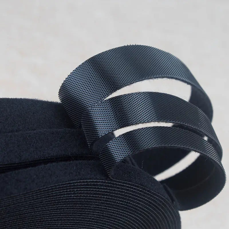 50Meter/Roll Jumbo Vel cro Adhesive Fastener Tape Wrap DIY Reusable Double Side Hook and Loop Cable Tie Wires Management Straps