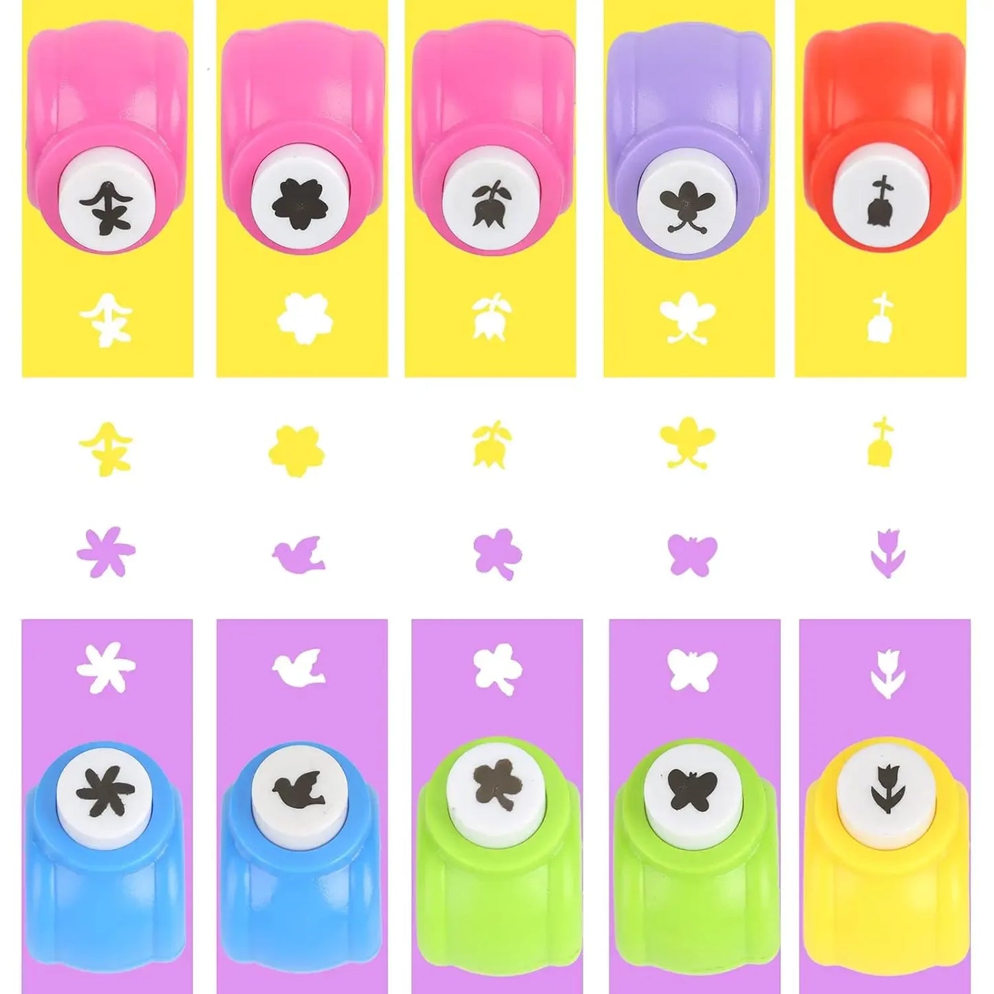 Craft Hole Punching , a 10-shape Shape Kit punching machine suitable for school crafts, fun projects