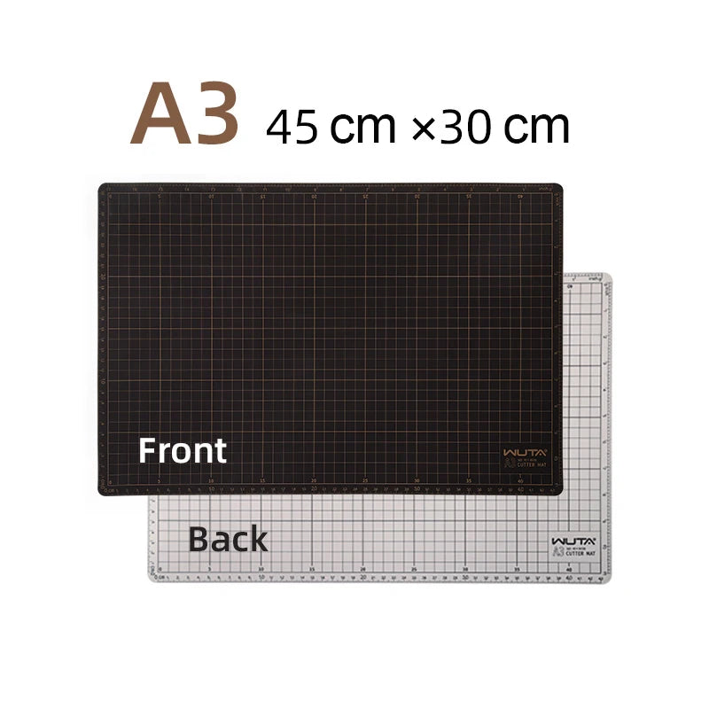 WUTA New Fabric Cutting Mat, Leather Cutting Board A1 A2 A3 A4 A5 Professional Self Healing Quality Double-Sided  Craft Tool Set