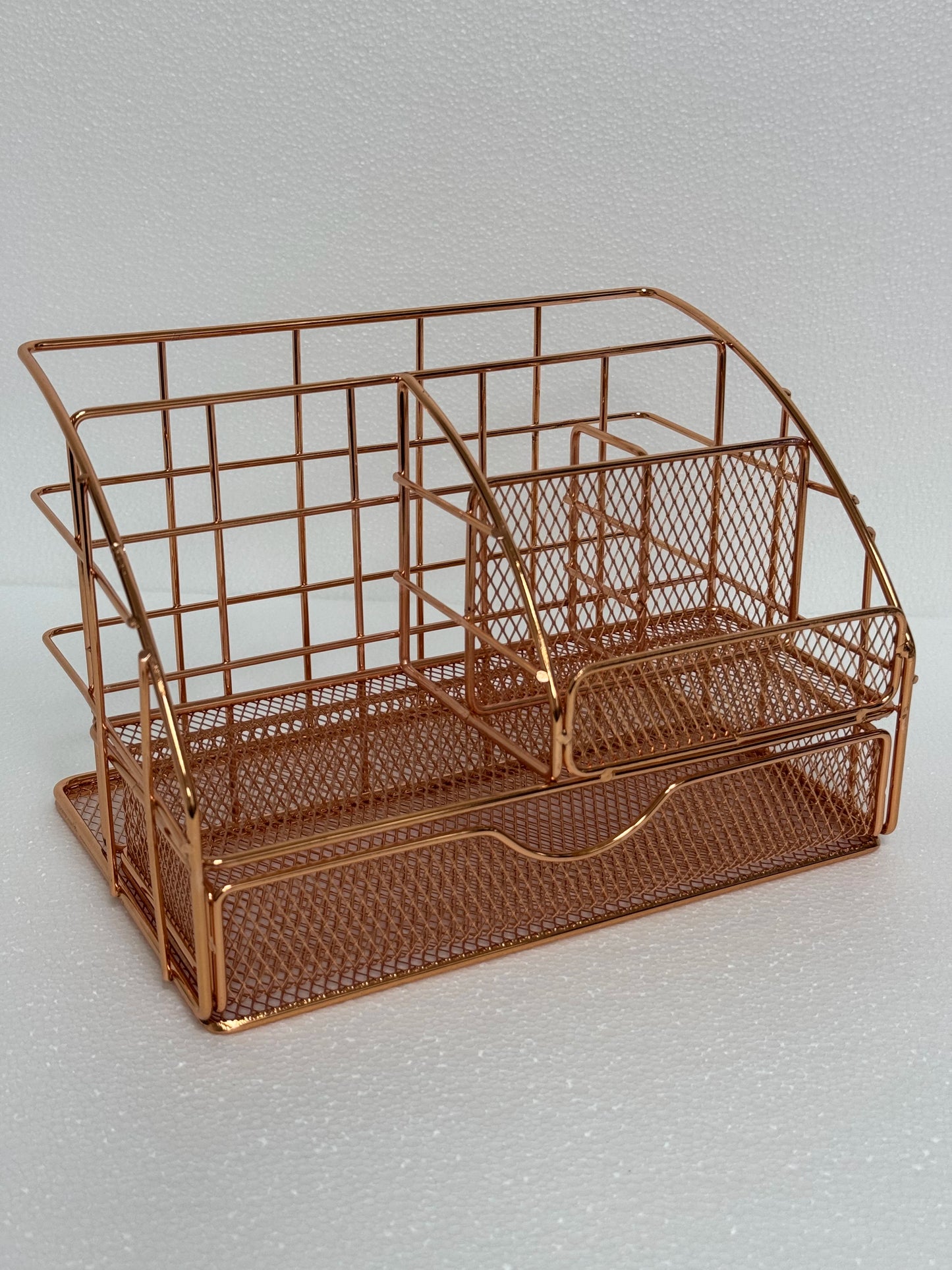 Wrought Iron Stationery Rack, Office Document Shelf, Makeup Brush  Box