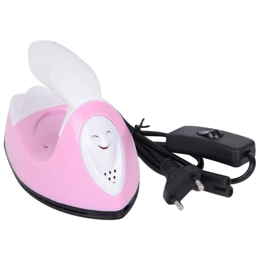 DIY Small Heat Press Iron Portable Electric Mini Heat Press Machine Versatile Rapid Heating-Up Craft Clothes Sewing Supplies