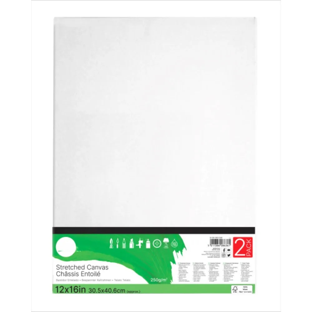 Simply Canvas,, 12x16 inch, 2 Pieces -
