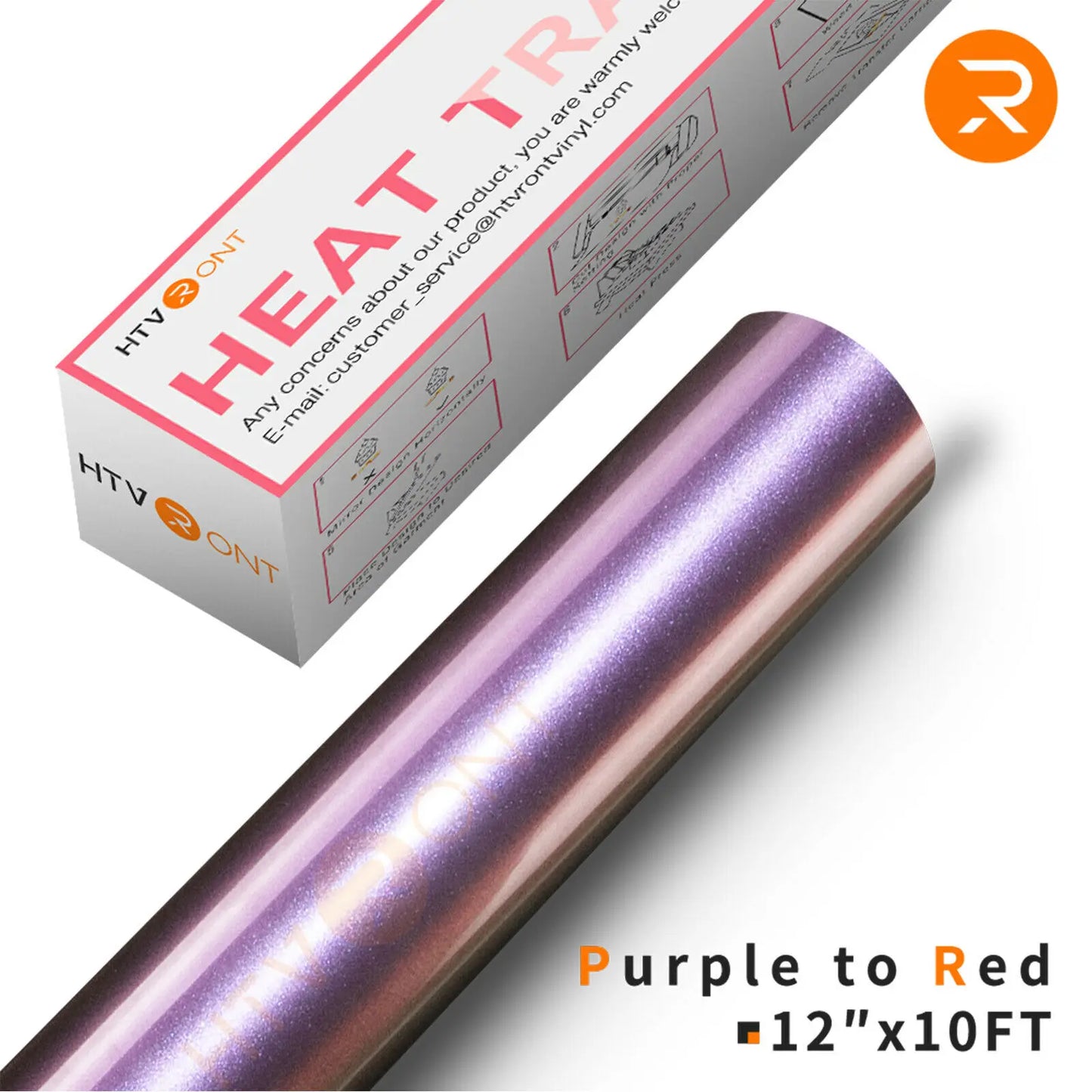 HTVRONT 30x300cm Chameleon Gradient Color Heat Transfer Vinyl Roll Permanent HTV  Vinals  for Cricut T-shirt Printing