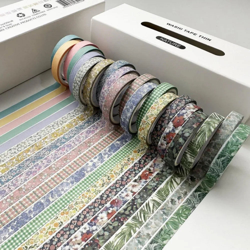 80 Rolls Washi Tape Set, 4 Vintage Styles Paper Tape