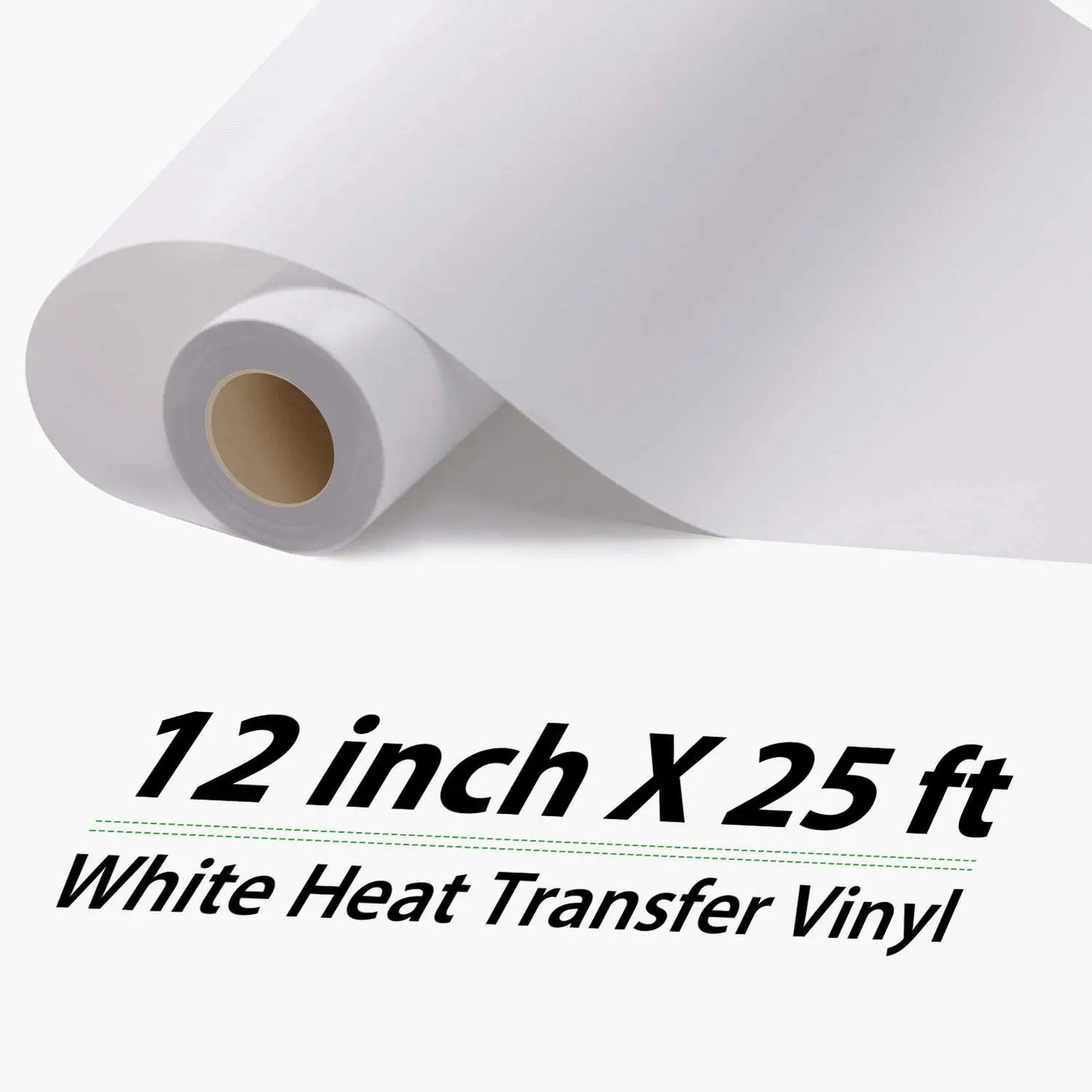 HTVRONT 30x750cm/12"X25ft PU Heat Transfer Vinyl Roll for Cricut Craft Heat Press DIY HTV Film For T-shirt Clothing Printing
