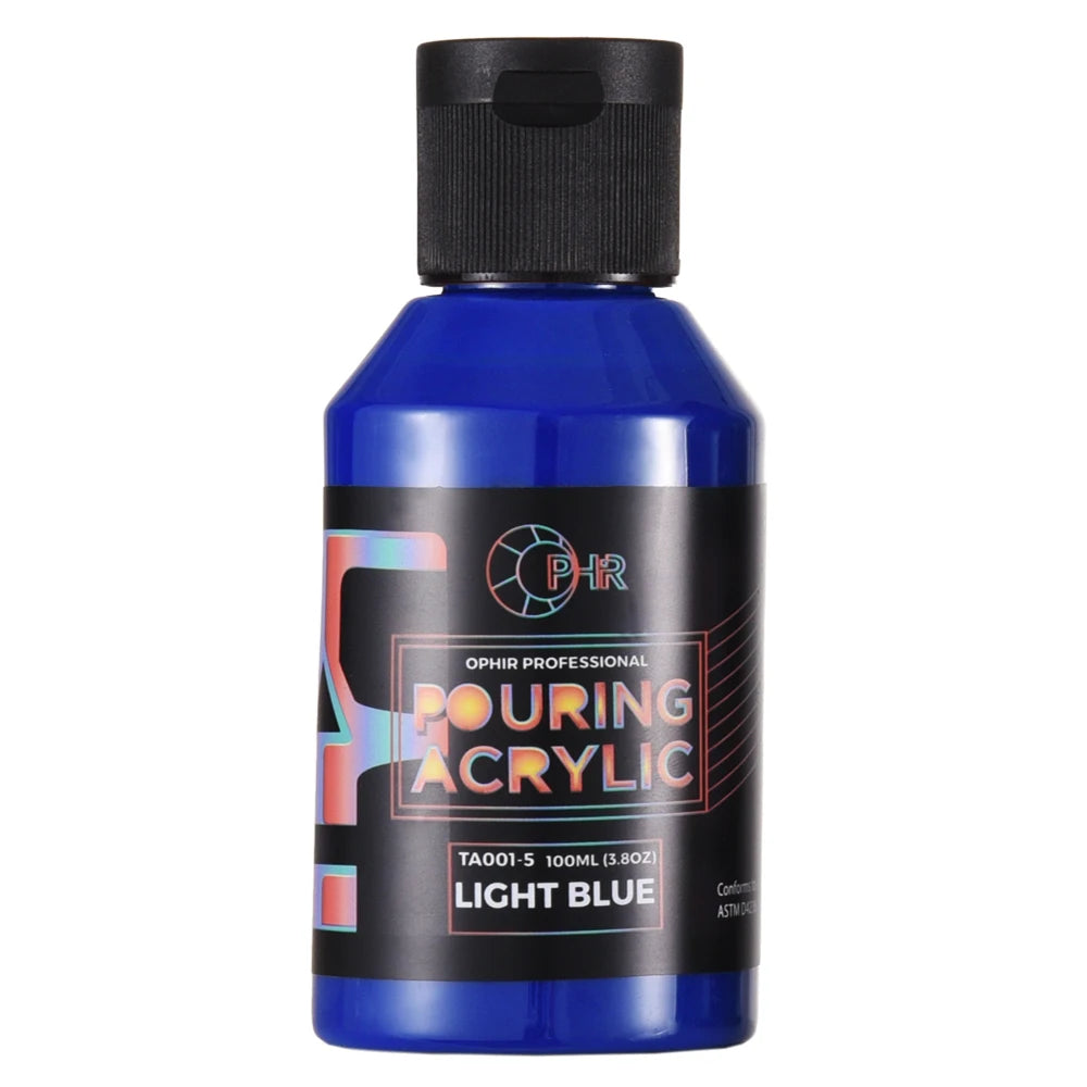 OPHIR 100ML/Bottle Varnish Glossy Gel Topcoat for Pouring Acrylic Paint Artist DIY Art Supplies TA004