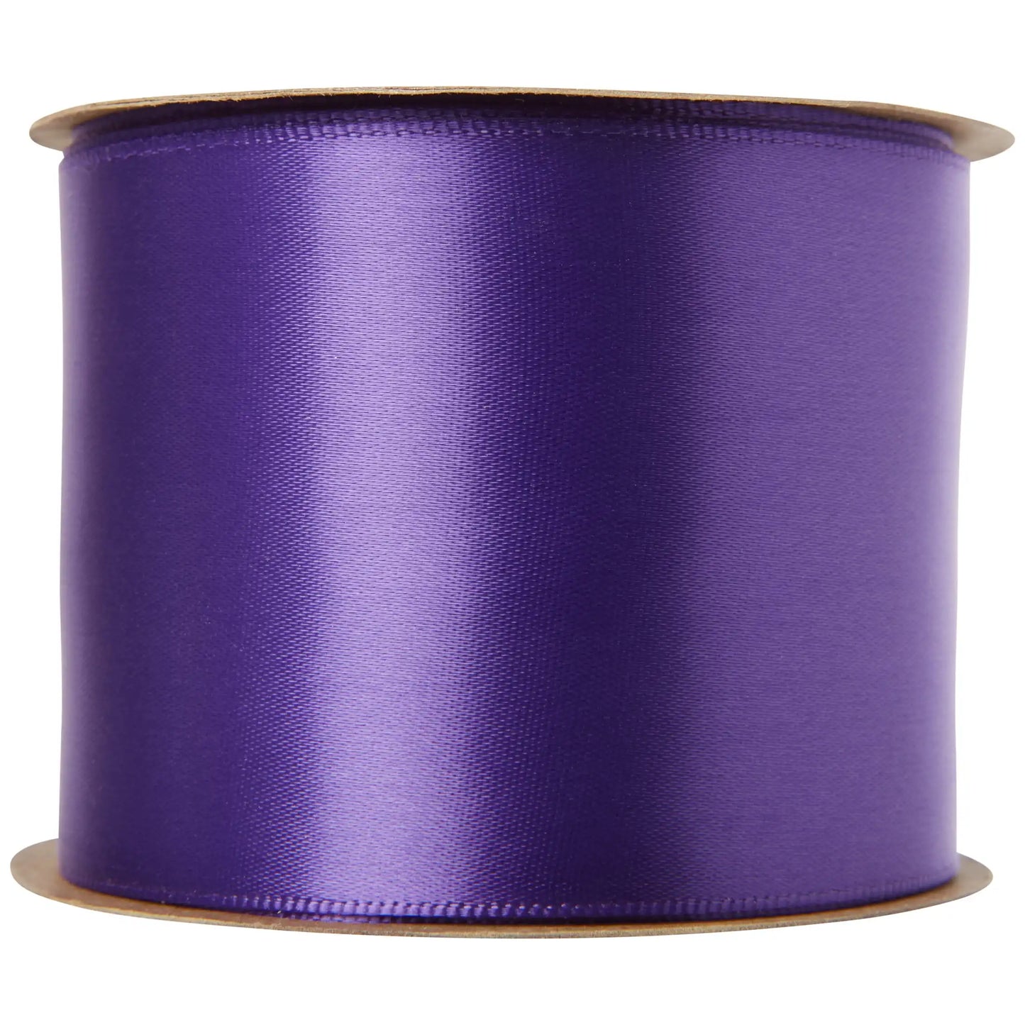 Ribbon, Regal Purple 2 1/4 Inch Single Face Satin Polyester Ribbon, 9 Feet