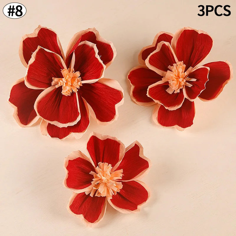 Chinese New Year 2026 Decoration Wall Hanging Decor Paper Folding Fan Sticker Wedding Party Decoration Spring Festival Supplies