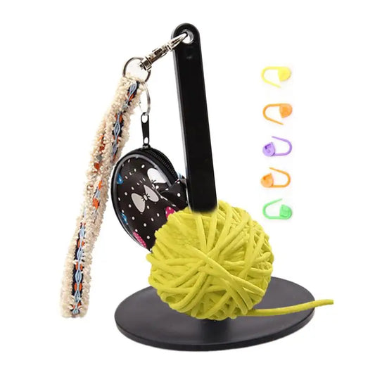 Portable Wrist Yarn Holder Yarn Ball Minder Storage Knitting Supplies for Craft Lover