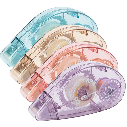 4 packs of double-sided tape rollers, scrapbooking supplies, craft tape rollers, scrapbooking double-sided tape rollers