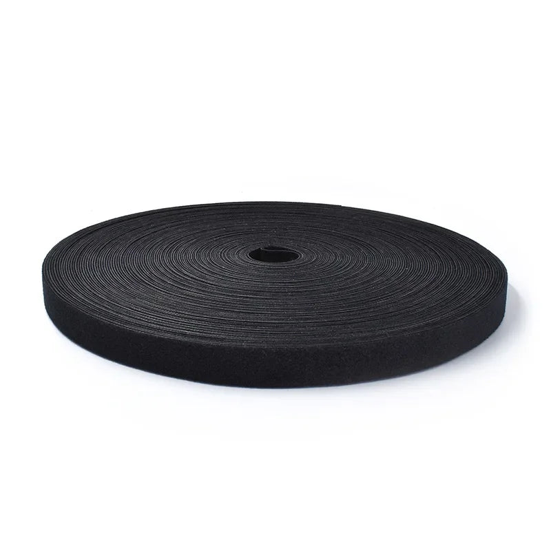 50Meter/Roll Jumbo Vel cro Adhesive Fastener Tape Wrap DIY Reusable Double Side Hook and Loop Cable Tie Wires Management Straps
