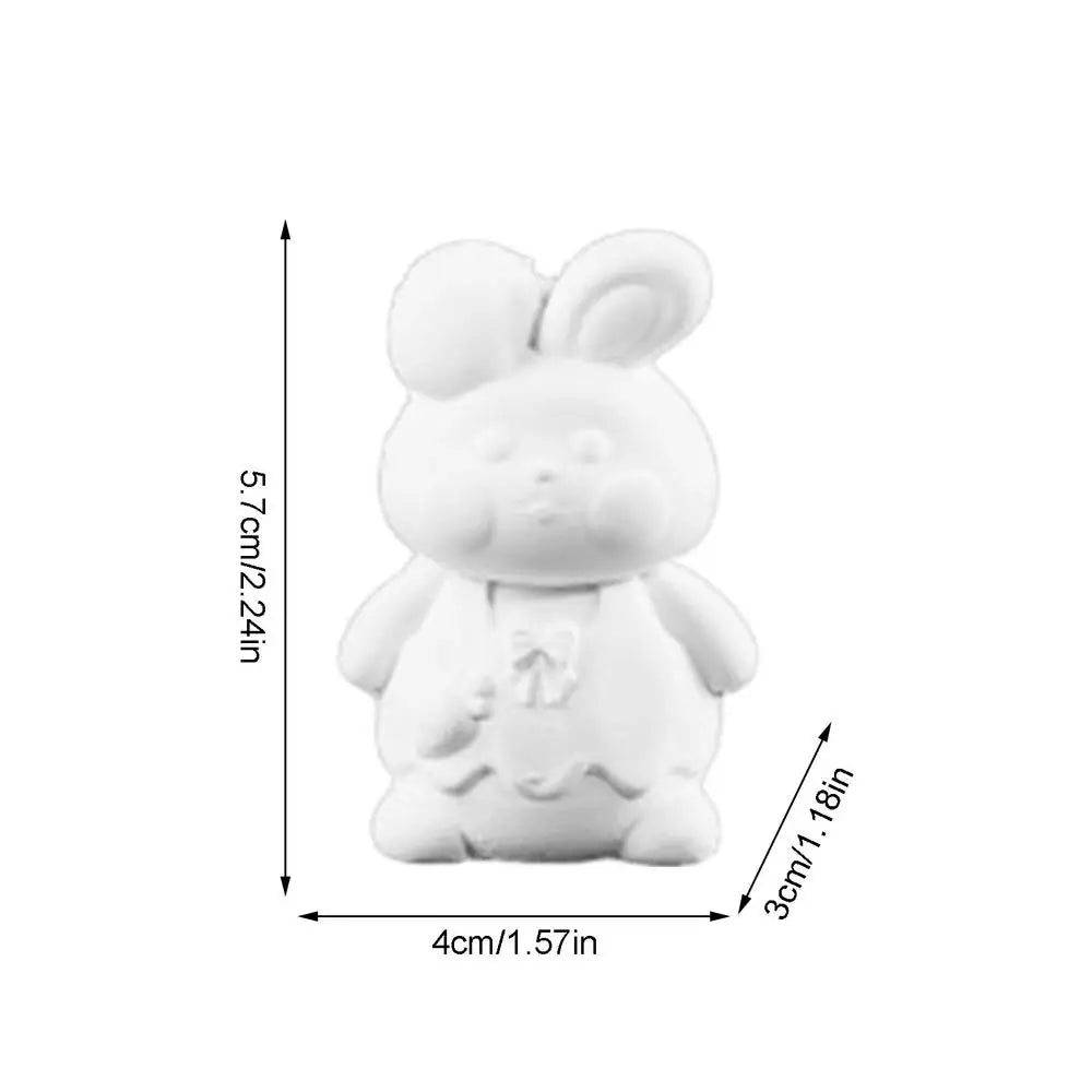 Painted Plaster Doll Paint Figurines For Kids Creative Plaster Painting Safe Paintable Figurines For Boys Girls Kids