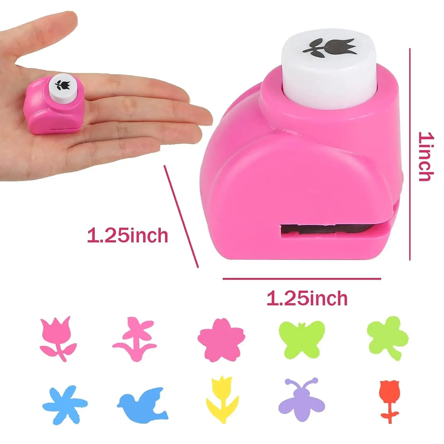 Craft Hole Punching , a 10-shape Shape Kit punching machine suitable for school crafts, fun projects