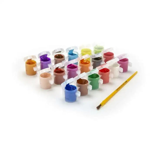 Washable Kids Paint Set, 18 Paint Colors, Back to School Supplies, Kids Crafts, Classroom Must Haves