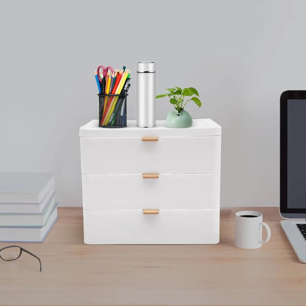 Storage Cabinet Desktop Organizer Storage Box Plastic Material for Storing Various Supplies  Craft