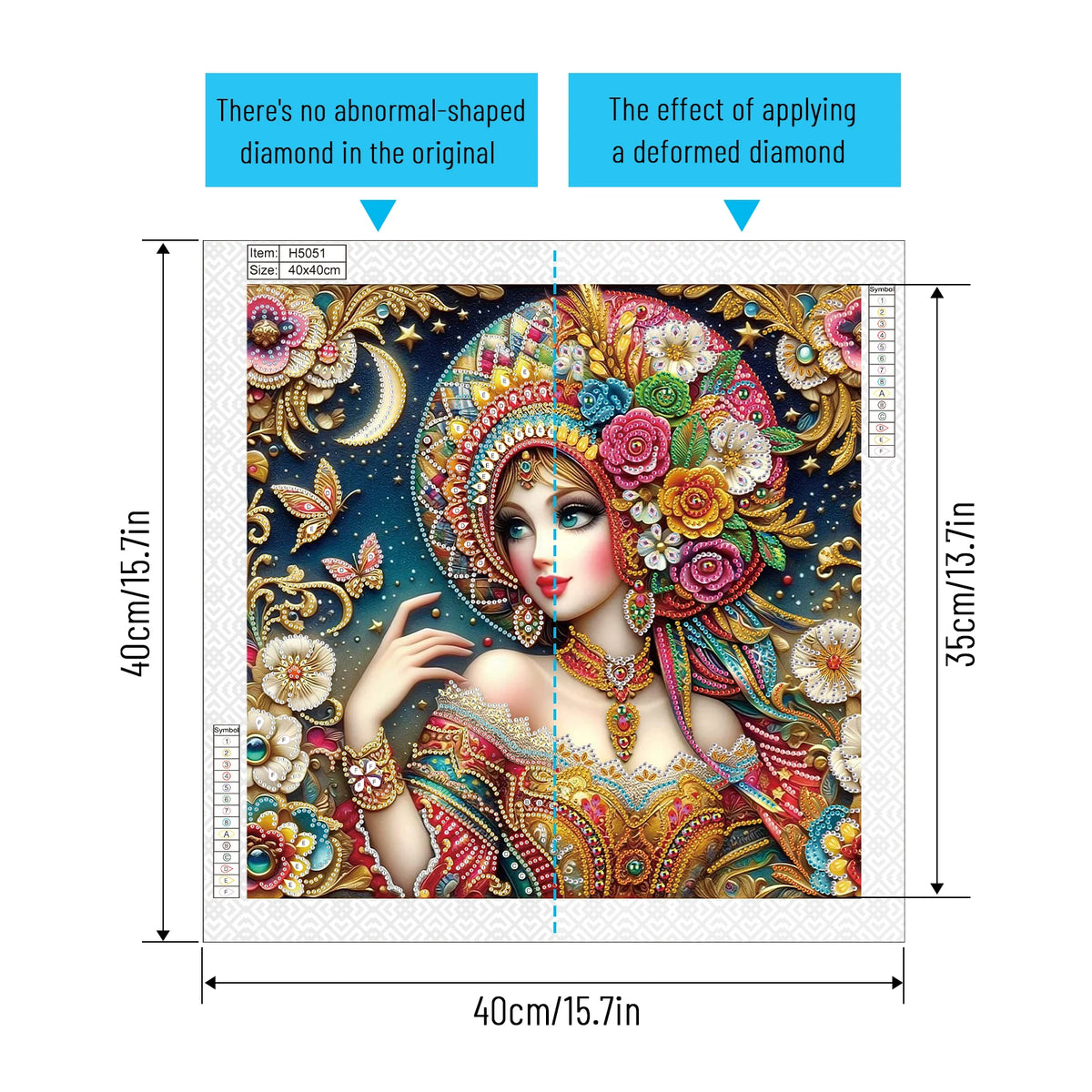 Diamond Art Painting Kits for Adult and Beginners,beautiful lady Diamond Art Painting Craft for Home Wall Decor Handmade Gift