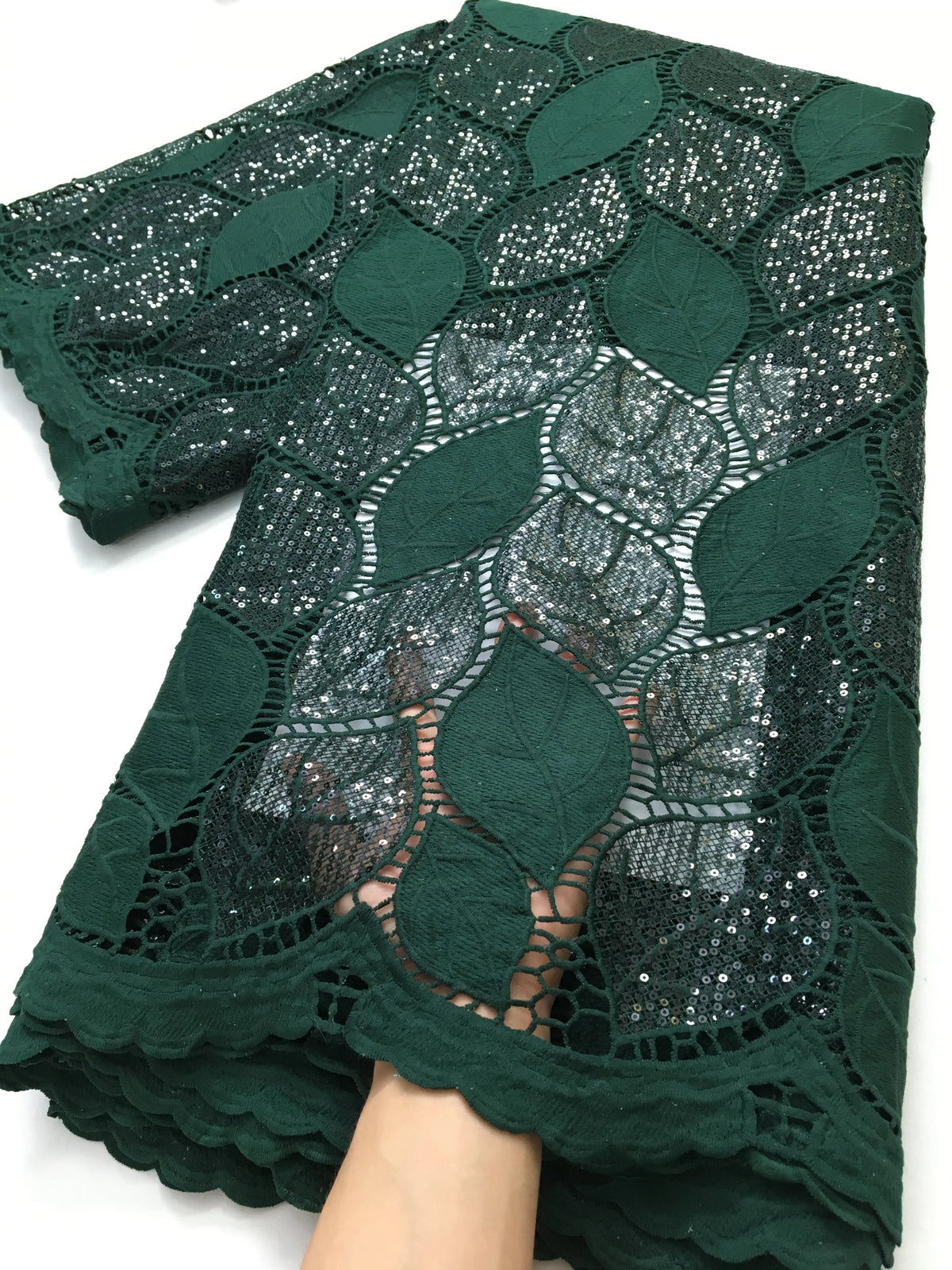 White African Water Soluble Lace Fabric 5Yards 2024 French Nigerian Guipure Cord Lace Fabric For Women Dress Wedding  TY3022