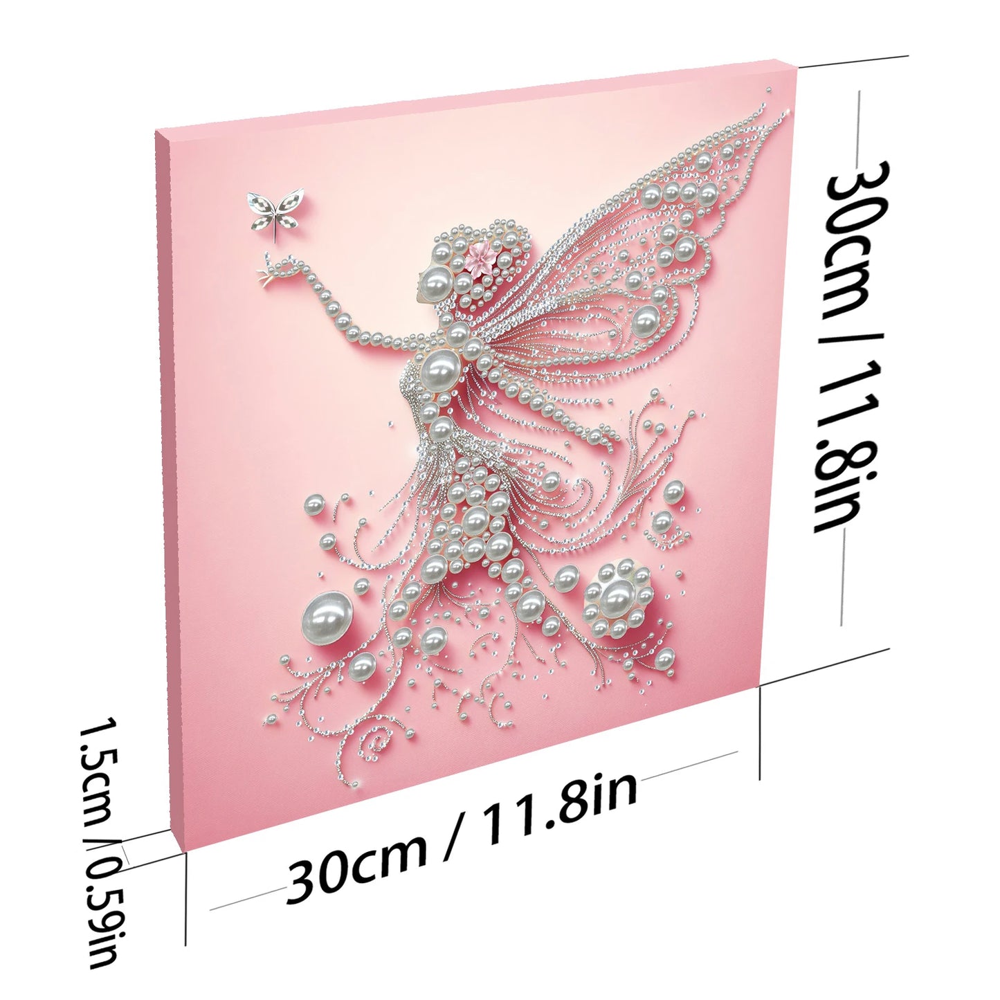 Elegant Lady Full 5D DIY Pearl Diamond Art Kits for Adults/Beginners Gift Idea Home Decor Gem Art Diamond Painting Kits 30*30cm