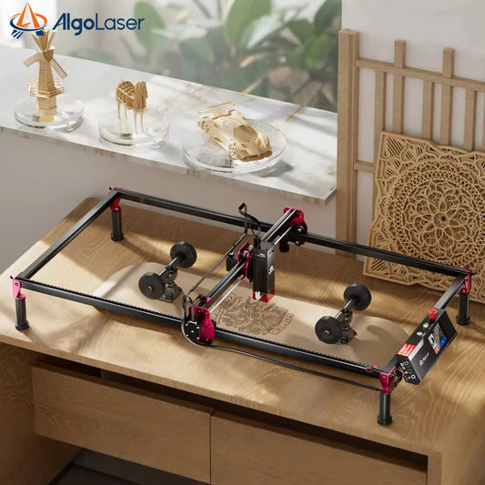 AlgoOS Control Smart High-Power Algo Laser DIY KIT MK2 10W Touch Screen 40*43cm/40x80cm Woodworking Laser Engraver Cutter Tools