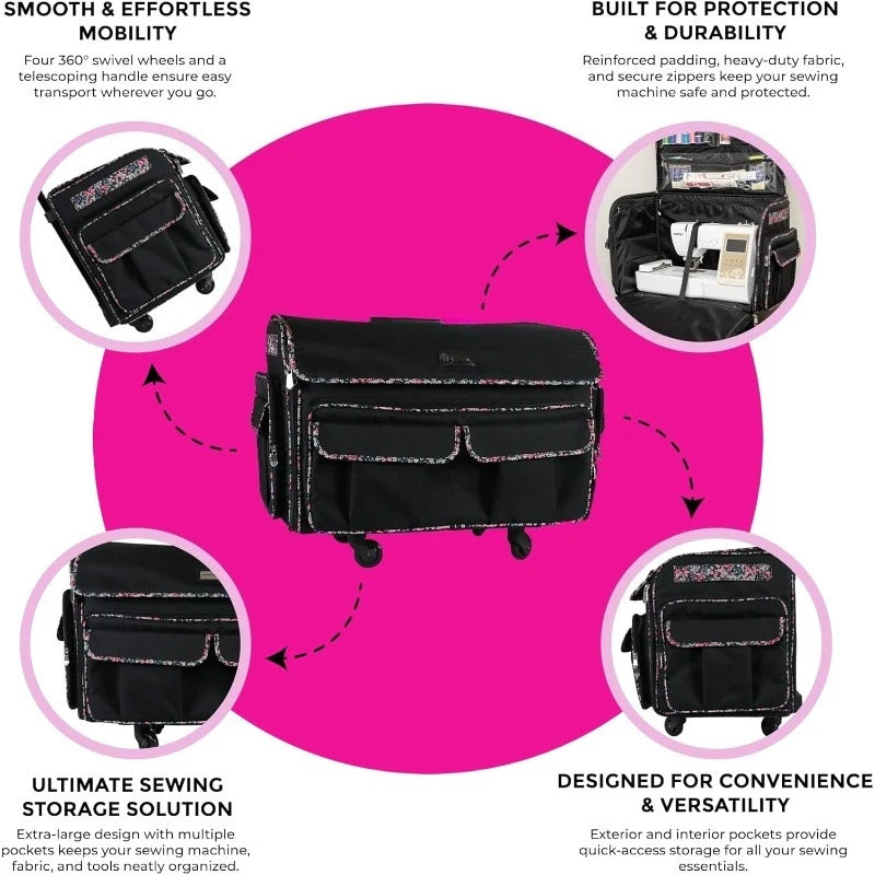 Sewing Tote Sewing Machine Case,  Large Machines