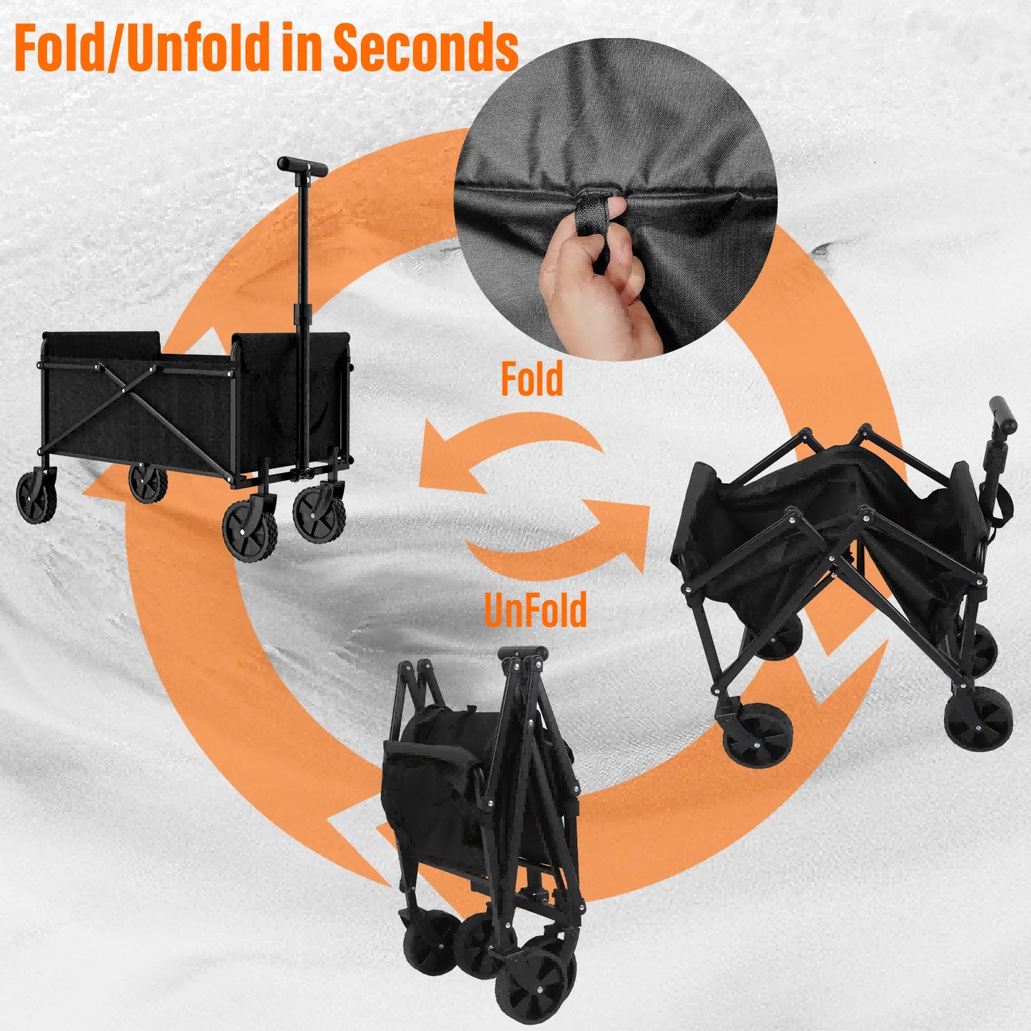 Black Small Handcart