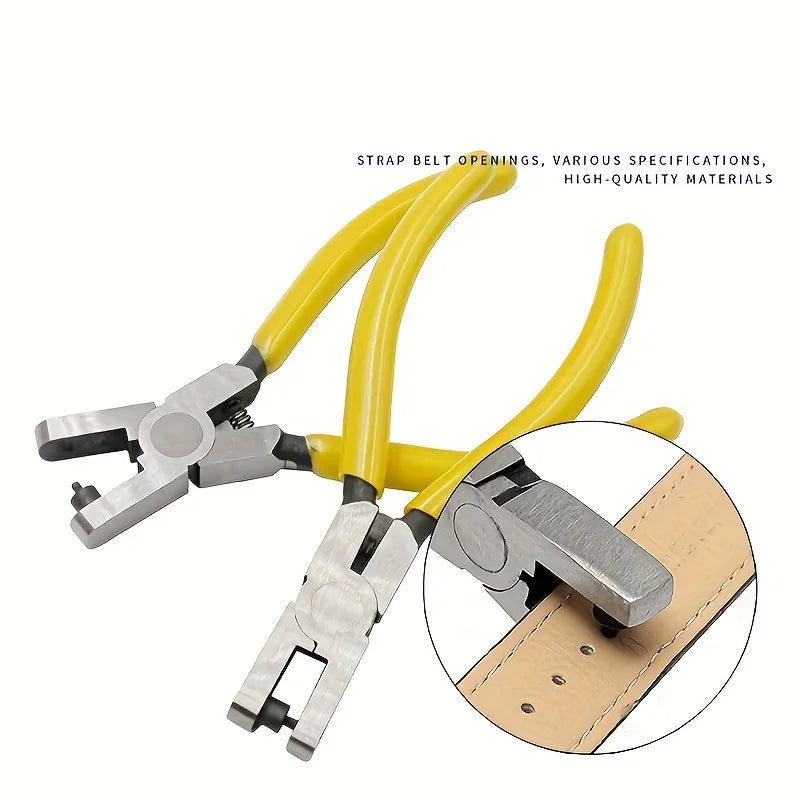 Watch Band Leather Hole Punch Plier Universal 2.0mm Hand Strap Wrist Belt Puncher Pliers Repair Tools Suitable For Thin Belts