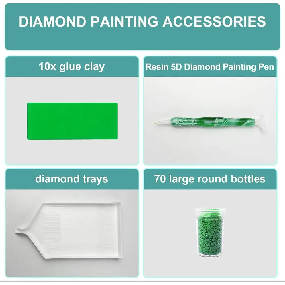 Compact 70-Slot Diamond Art Organizer Kit with Tools for Craft Beads and Jewelry Storage