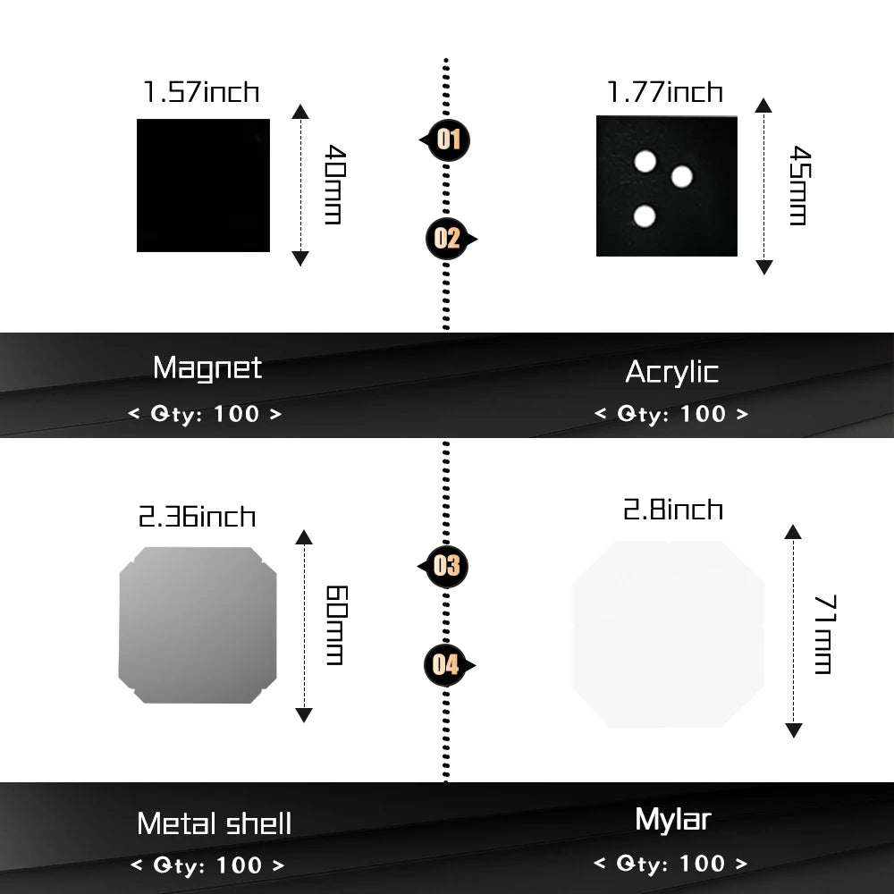 2x2" (Machine+Cutter+100 Magnets) Or (1000 Magnets Material) Custom Photo Kit Fridge Magnet Button Maker Machine Refrigerator